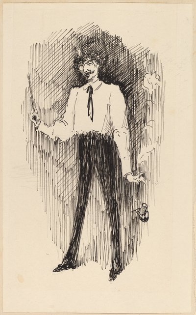 Ritratto di Whistler con un pennello da Harper Pennington