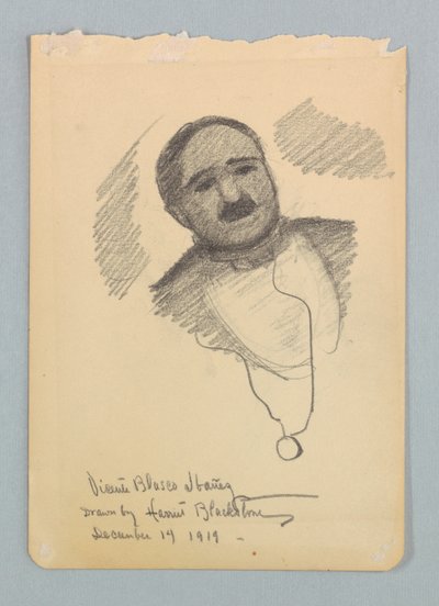 Studio per ritratto, Vicente Blasco Ibáñez da Harriet Blackstone