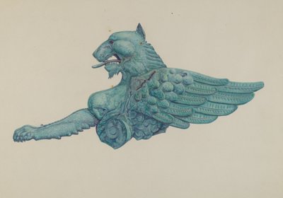 Grifone di ferro ornamentale da Harriette Gale