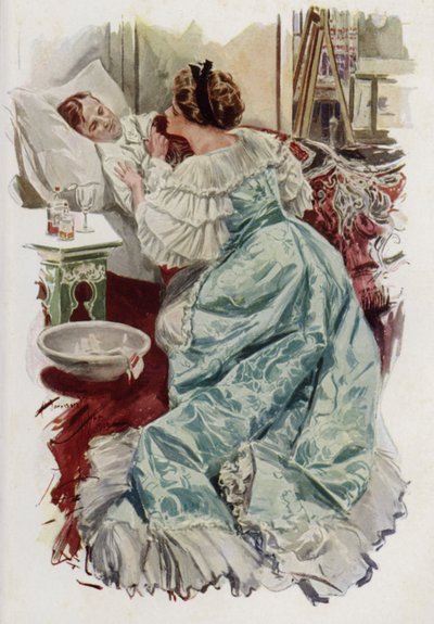 Illustrazione per Quando un uomo si sposa di Mary Roberts Rinehart da Harrison Fisher
