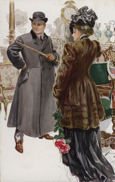 Illustrazione per Quando un uomo si sposa di Mary Roberts Rinehart da Harrison Fisher