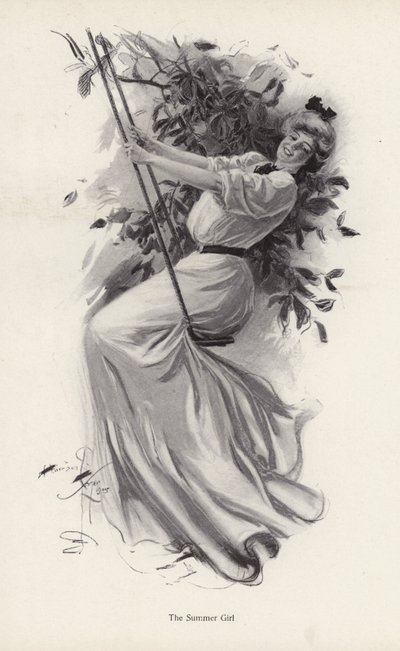 Giovane donna su un
