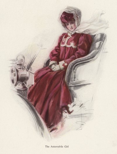 Giovane donna seduta in un
