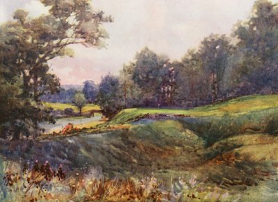 Campi da golf: Cassiobury Park, la nuova diciottesima buca da Harry (1878 1950) Rountree