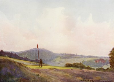 Campi da golf: Forest Row, il quindicesimo green da Harry (1878 1950) Rountree