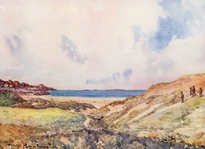Campi da Golf: Portrush, arrivando al diciassettesimo green da Harry (1878 1950) Rountree