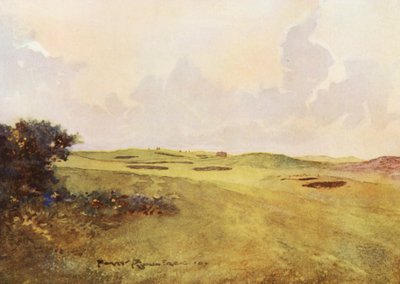 Campi da Golf: Andrews, guardando indietro dal dodicesimo green da Harry (1878 1950) Rountree