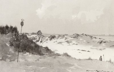Campi da golf: Hunstanton, sotto la neve da Harry (1878 1950) Rountree