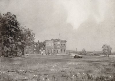 Campi da golf: Trafford Park, la club house dal diciottesimo tee da Harry (1878 1950) Rountree