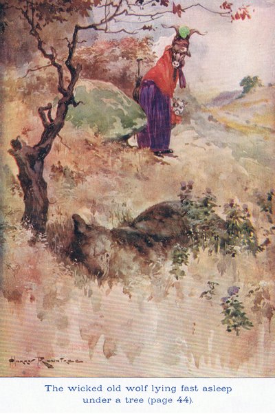 Il vecchio lupo cattivo dormiva profondamente da Harry Rountree