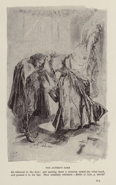 Libri di Natale di Charles Dickens: La battaglia della vita da Harry (after) Furniss