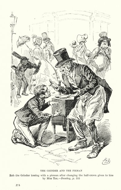 Illustrazione per Dombey e Figlio di Charles Dickens da Harry (after) Furniss