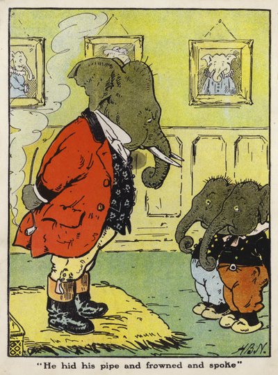 "Nascose la pipa e aggrottò le sopracciglia e parlò" da Harry B Neilson