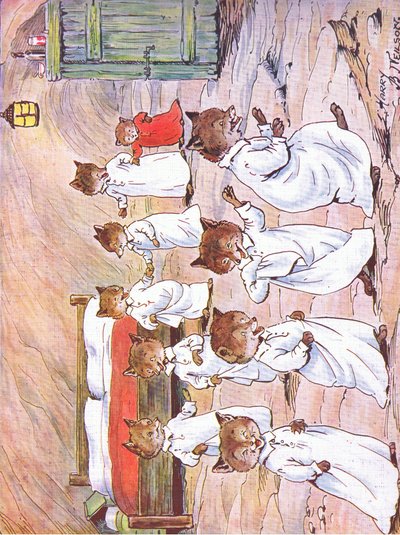 I suoi cari piccoli volpi, otto, nove e dieci da Harry B Neilson