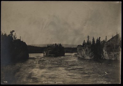 Five Fingers Rapids, fotografo, H.C. Barley, Skagway, senza data da Harry C. Barley