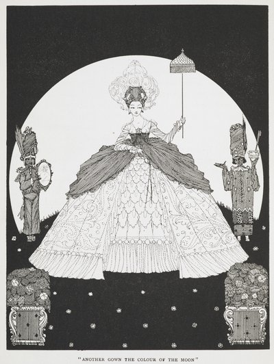 Un altro abito del colore della luna. Illustrazione per il racconto 