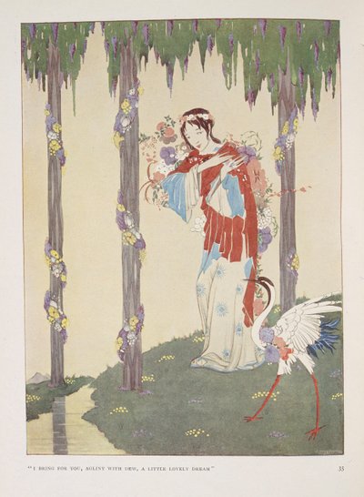 Ninna nanna. "Porto per te, scintillante di rugiada, un piccolo sogno adorabile" da Harry Clarke
