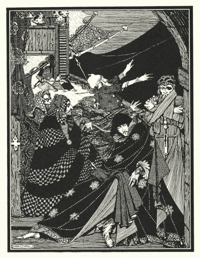 Edgar Allan Poe: Manoscritto Trovato in una Bottiglia da Harry Clarke