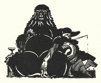 Edgar Allan Poe: Il gatto nero da Harry Clarke