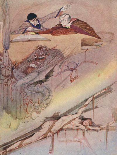 Edgar Allan Poe: La caduta della casa degli Usher da Harry Clarke