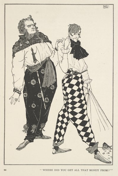 Grande Claus e Piccolo Claus da Harry Clarke