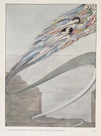 Sono nato da mille tempeste, e grigio con le piogge impetuose da Harry Clarke