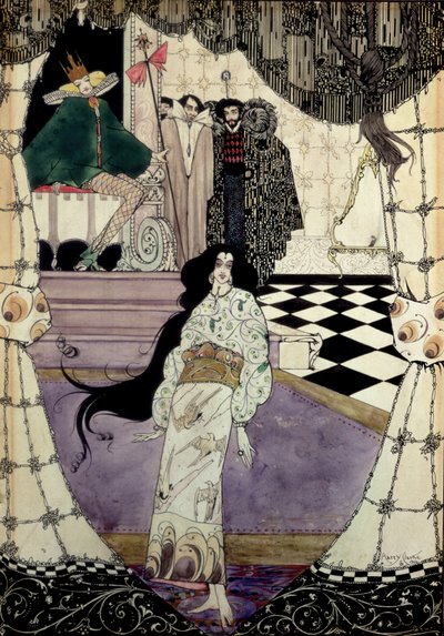 Illustrazione da La Sirenetta, 1914 da Harry Clarke