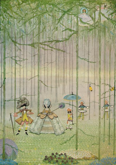 Riquet con il ciuffo. Da Le fiabe di Charles Perrault da Harry Clarke