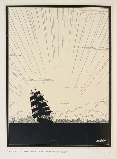 Febbre del mare. "Tutto ciò che chiedo è un giorno ventoso con le nuvole bianche che volano" da Harry Clarke