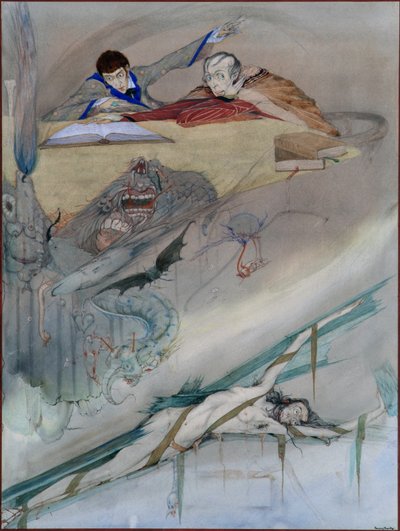 La caduta della casa degli Usher da Harry Clarke