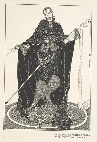 Le galosce della fortuna. Sì, le persone scrivono poesie quando sono innamorate. da Harry Clarke
