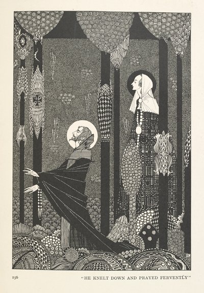 La figlia del re delle paludi. Si inginocchiò e pregò ferventemente da Harry Clarke