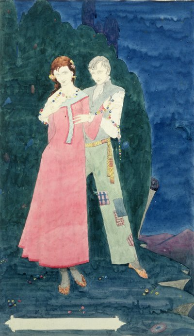 Il Playboy del Mondo Occidentale di J.M. Synge, design per la Finestra di Ginevra da Harry Clarke