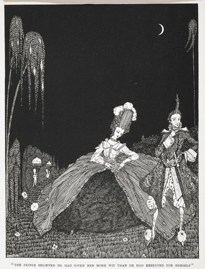 "Il Principe credeva di averle dato più ingegno di quanto ne avesse riservato per sé." Illustrazione per la storia, 