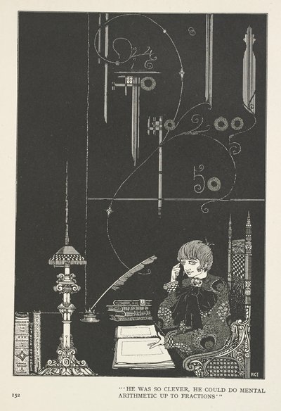 La Regina delle Nevi. Era così intelligente che poteva fare calcoli mentali fino alle frazioni. da Harry Clarke