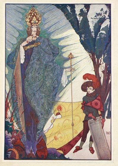 La regina delle nevi. Kay e la regina delle nevi. da Harry Clarke
