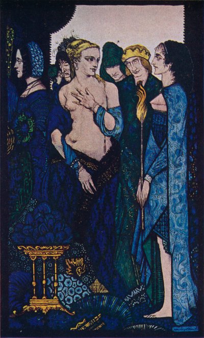 Abbiamo chiamato Lucrezia Crivelli e la dama di Tiziano, c1910 da Harry Clarke