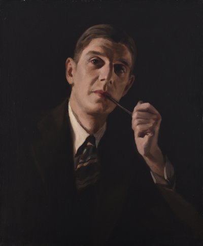Ritratto di un uomo che fuma una pipa da Harry Dixon