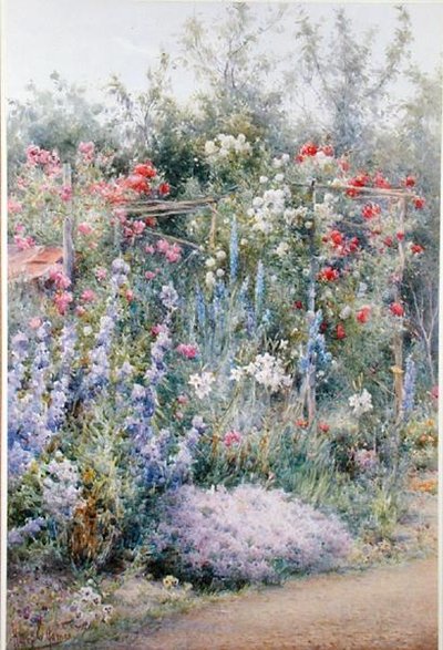 Angolo di un giardino estivo da Harry E. James