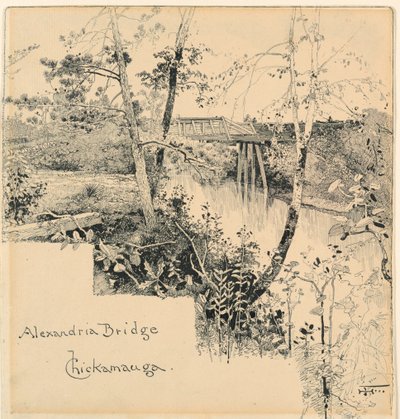 Ponte di Alessandria, Chickamauga da Harry Fenn