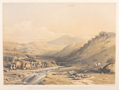Corsa con i segugi del 7° Dragone a Caffir Land, Capo di Buona Speranza da Harry Francis Darell
