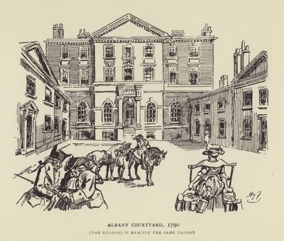 Cortile di Albany, 1790, l