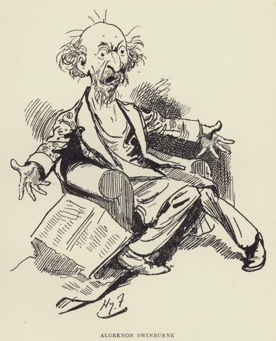 Algernon Swinburne da Harry Furniss