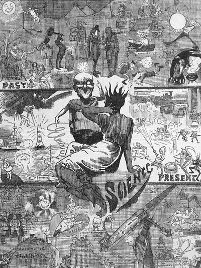 Applicazione della scienza, i suoi progressi nel passato, i suoi benefici nel XIX secolo e le prospettive del XX secolo da Harry Furniss