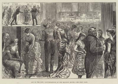 Arte in città, conversazione alla Mansion House da Harry Furniss