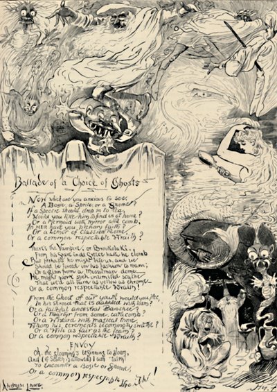 Ballata di una scelta di fantasmi da Harry Furniss
