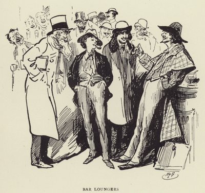 Frequentatori del bar da Harry Furniss