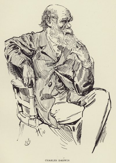 Charles Darwin da Harry Furniss
