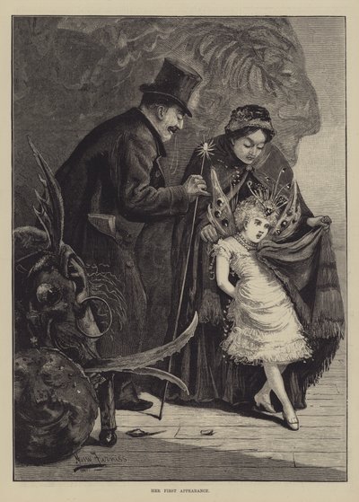 La Sua Prima Apparizione da Harry Furniss