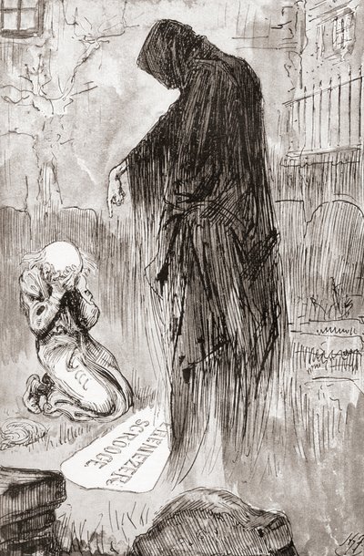 Illustrazione per A Christmas Carol da The Christmas Books di Charles Dickens da Harry Furniss